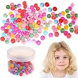 🔶 Bunt: Es gibt eine Vielzahl von Farbkombinationen für Ihre Haarschmuck, wie gelb, grün, rot, lila, blau, orange und so weiter, sehen aus wie die Süßigkeiten, geben Sie Ihnen einen Sommer frisch Gefühl, Sie könnten jeden Tag nach Ihren Vorlieben wählen.