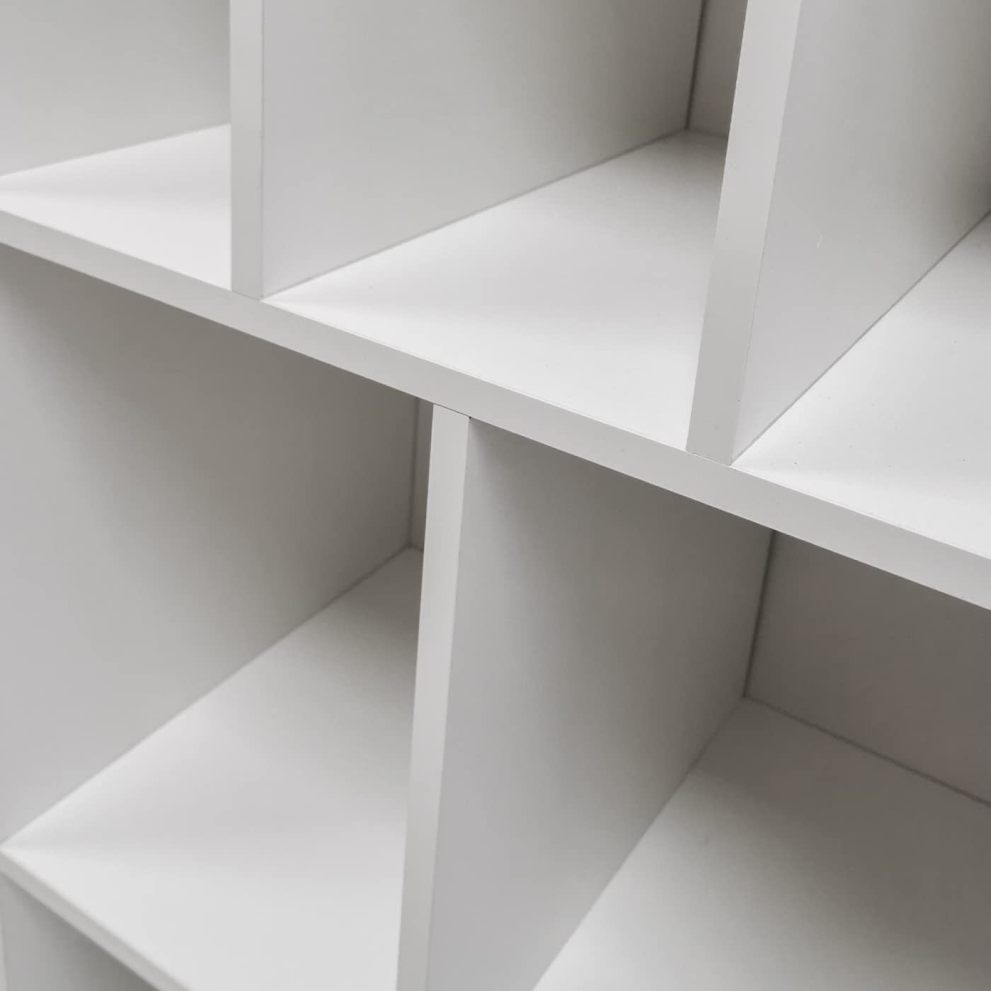 VDD Vinyl Opbergkast - 4 Vakken - 70,5 x 70,5 x 34,5 cm - Grijs
