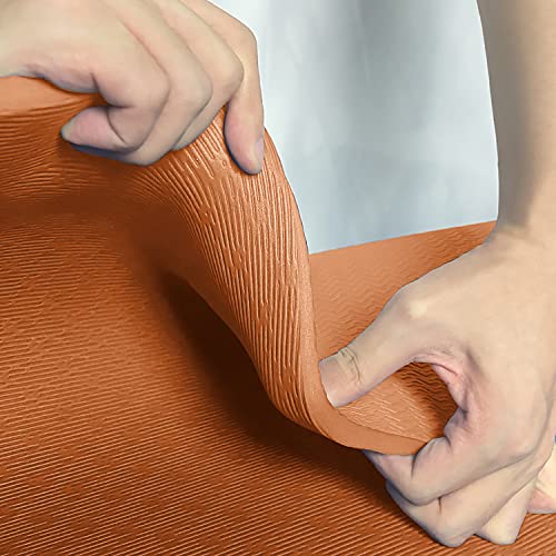 Hatha Yoga Thick Tpe Yoga Mat 72"X 27"X1/3 Inch Non Slip Eco Friendly Exercise Mat For Yoga Pilates & Floor Workouts (Orange) #TOP4