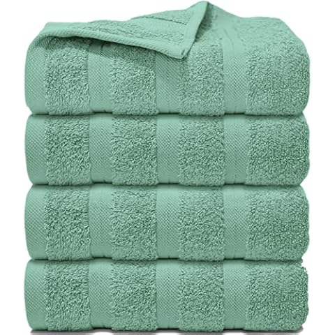 ZZZMRH 4 Sea Foam Hand Towels Set Cover