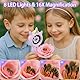 2 in 1 Mikroskop & Kamera für Kinder, 500X Digital Handheld Taschenmikroskop Tragbares, 2 Megapixel Autofokus Handymikroskop, Dual Kameras Kinderkamera Einhorn Spielzeug Geschenk für Mädchen von 4-12