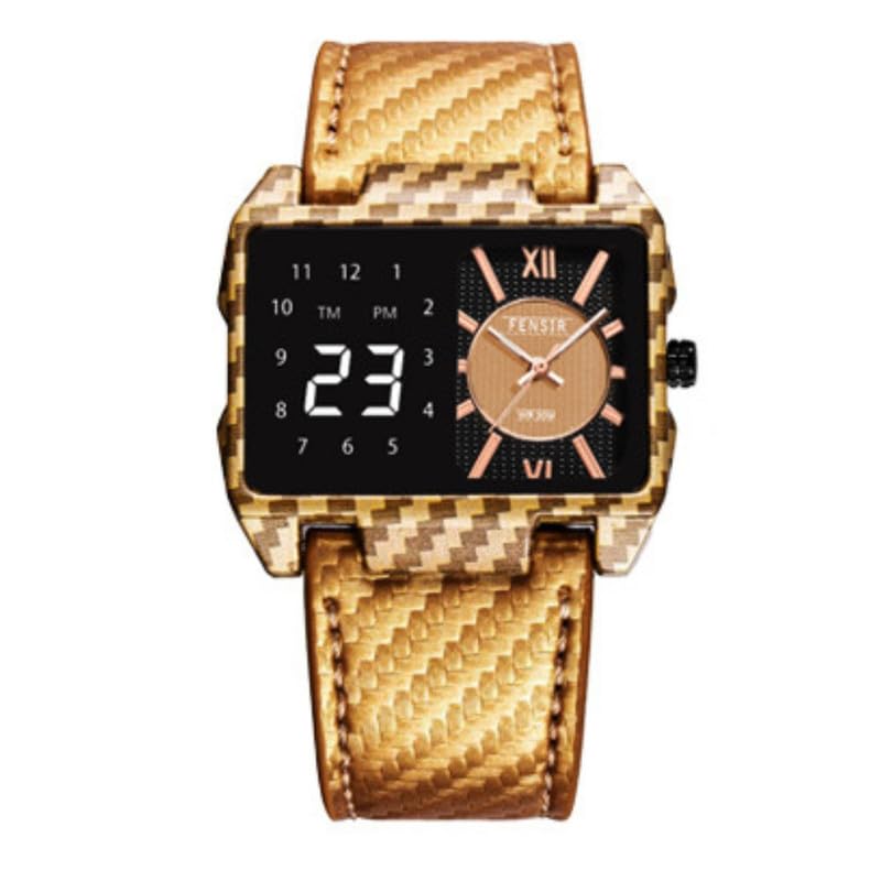 Men's Diamond Dial Watch | Waterproof, Stainless Steel Belt, Calendar, Timepiece-image-18
