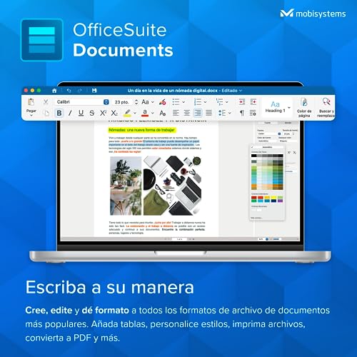 Miniatura 4 de Officesuite Home Business Para Mac - Licencia De Por Vida - Paquete Office Para Macos - Documents, Sheets Slides Lifetime 1 Dispositivo 1 Usuario Código De Activación Mac Enviado Por Email