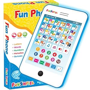 Kid Tablet – Kindergarten Learning Activities, ABC Learning for Toddlers, Learning & Education Toy for 3 Year Olds+, Learning Letters & Alphabet, Kids Phone Toy for Speech Therapy & Letter Sounds