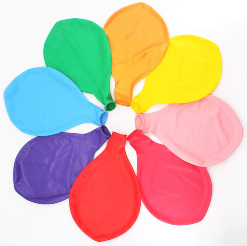 36 Inch Giant Latex Jumbo Balloons, 8 Pack 36'' Assorted Colors large Balloons for Photo Shoot/Birthday/Wedding Party/Festival/Event/Carnival Decorations, Mix Color (Premium Helium Quality) …