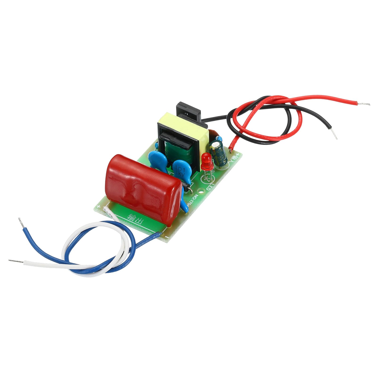 PATIKIL Haute Tension Générateur, DC 3-6V 1800V Augmenterer Intensification Puissance Alimentation Module Arc Tension Transformationateur pour Scientifique Expérience, Noir