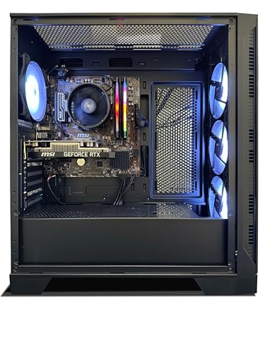 Migliori PC desktop assemblati AMD ryzen 5 NSX GAMING Desktop Pc Ryzen 5 5500, RTX 3050 6GB, (2 * 8GB) 16 Gb RAM 3600 RGB, SSD 480GB M.2 NVME, W11, WiFi Ready, Mouse e tastiera, 1 anno produttore