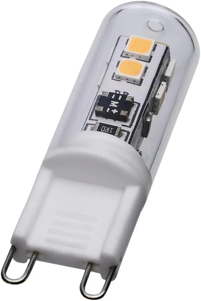 Satco S12328-2 Watt T4 LED Bulb, G9 Base, 3000K, Dimmable, 120V, 1.77" x 0.51", 15W Incandescent Equivalent for Decorative, Residential, and Commercial Use (20 Pack)