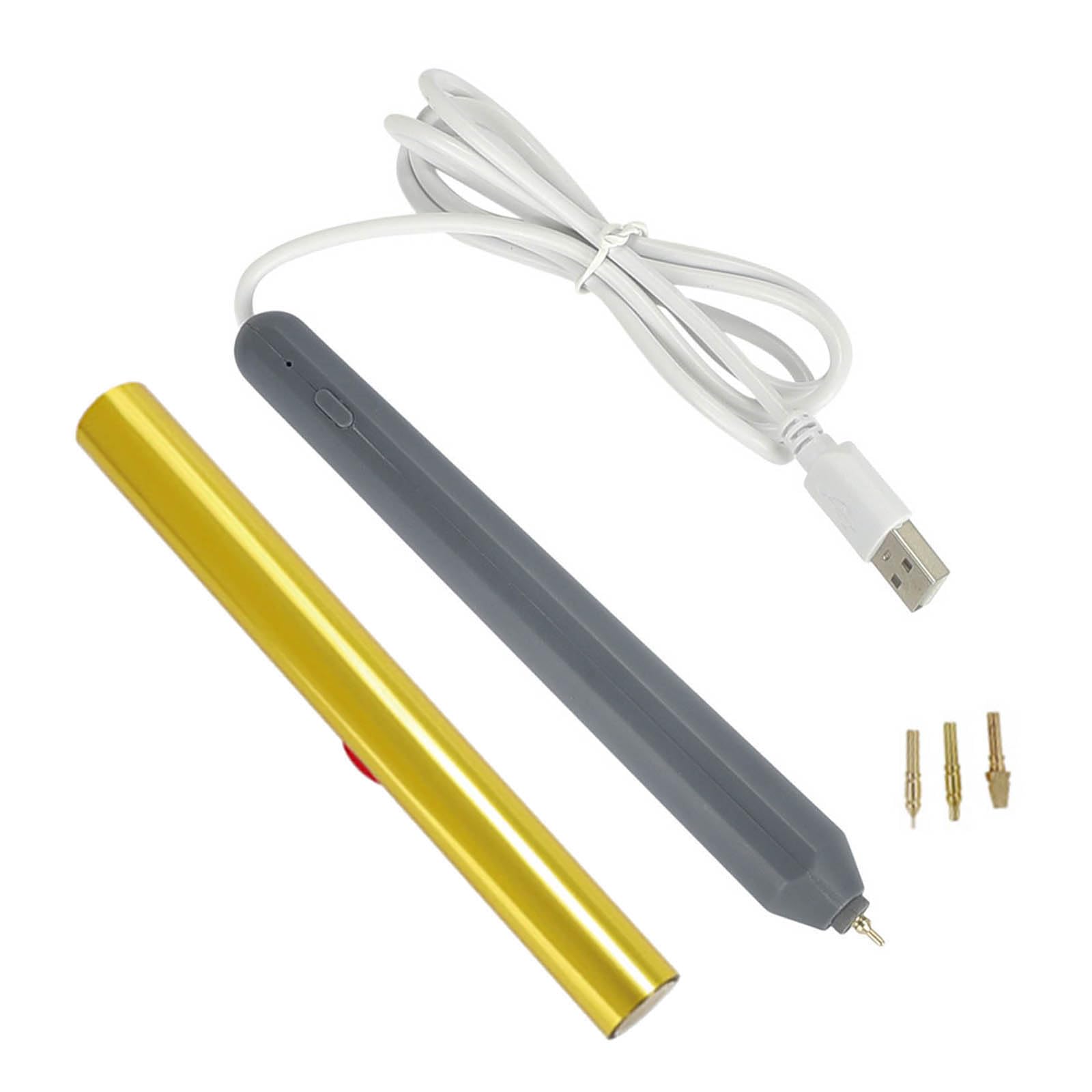 TRQQWPM USB Powered Heat Foil Pen for Hot Stamping Foil Paper Scrapbooking Paper Cards with Gold Roll Drawing Pen Heat