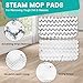 6 Pack Steam Mop Replacement Pads Compatible with Shark Steam Mops S1000/S1000A/S1000C/S1000WM/S1001C, Floor Steamer Pads Washable, Reusable Microfiber Cleaner Pads