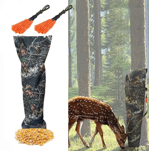 Hirsch Futterspender mit Verstellbarem Gurt, Wasserdichter Hirsch Fütterung, Hängender Schwerkraft Hirsch Mais Futterspender für Jagd und Fütterung-1 Piece Hirsch Futterspender mit Verstellbarem Gurt, Wasserdichter Hirsch Fütterung, Hängender Schwerkraft Hirsch Mais Futterspender für Jagd und Fütterung-1 Piece