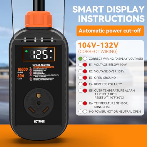 Hotrose RVSP Rv Surge Protector 30 Amp thumb #1