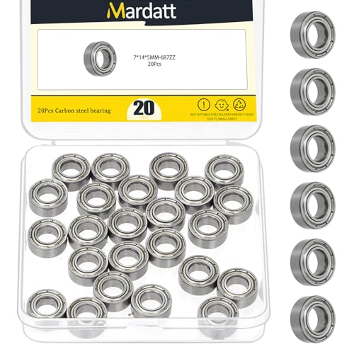 Rodamientos 687ZZ de 7x14x5 mm para equipos de hardware y máquinas