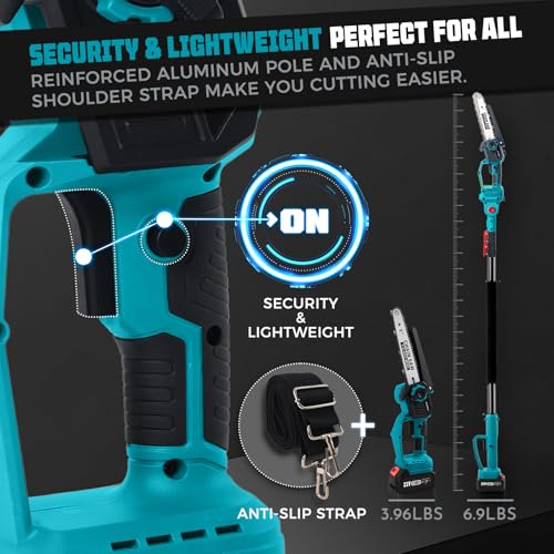 2-in-1 Cordless 8-Inch Pole Saw