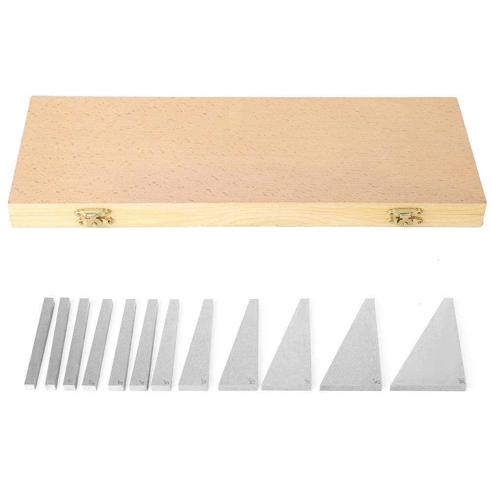 Bloc d'angle 12Pcs avec acier au manganèse 65 outil de mesure d'outil de tour de machiniste de haute précision(12Pcs)