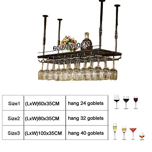 Support pour verres à pied suspendu pour libérer vos plans de travail - 6