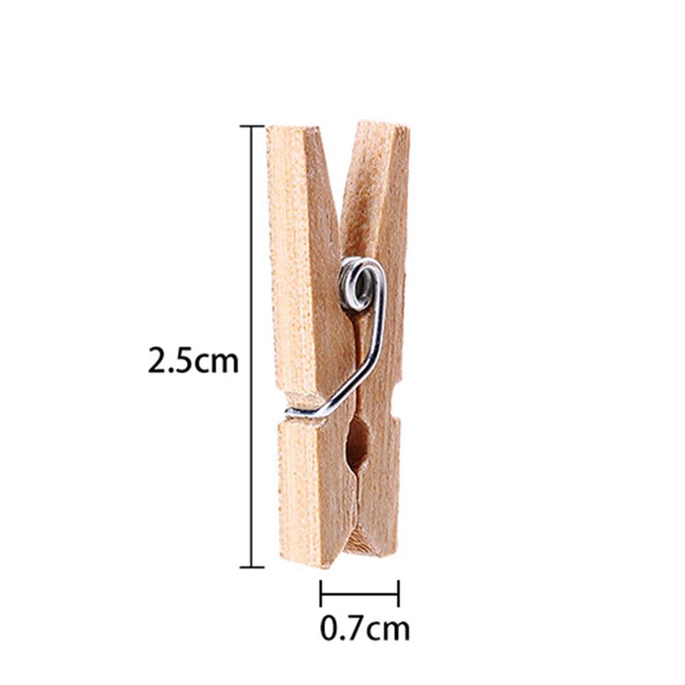 Pinzas for ropa a prueba de viento, pinzas for tendedero, pinzas for ropa, 100 unids/lote, pinzas for ropa de madera, Mini pinzas for ropa, manualidades, pinzas for ropa de lavandería de mad