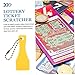 JEWEDECO 20pcs Lottery Scraping Tools Scraper for Easy Scratch Offs Versatile Card Scraping Tool for Removing Stickers Labels and More for All
