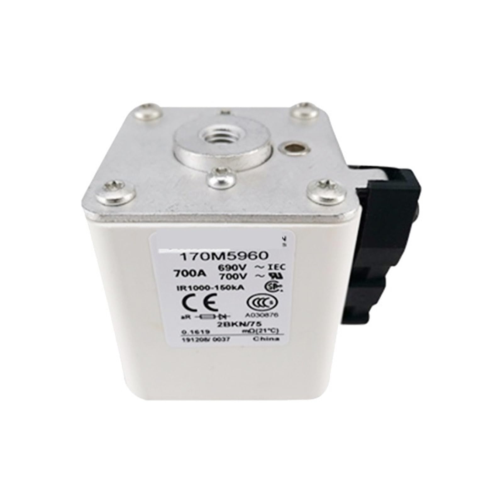 Fusible basse tension 170M6008 a couteaux pour la protection industrielle de puissance - 3