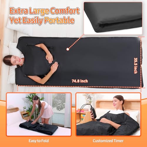 Portable Sauna Blanket Infrared Heating