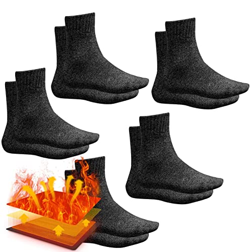 Orogoo Calcetines cálidos - 5 par/Set de Calcetines para Mujer Invierno - Calcetines Extra Gruesos con Aislamiento térmico para Botas para Clima frío Extremo Cover
