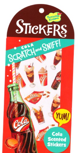 Peaceable Kingdom Scratch and Sniff Cola Scented Sticker Pack