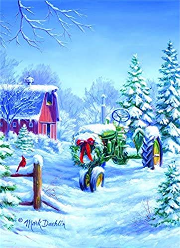 Performing Arts Full Color Inside Christmas Tractor Stationery Paper, 52546-18