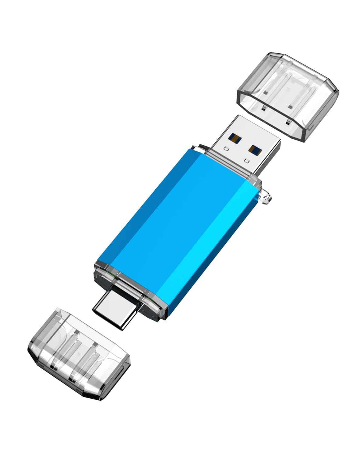 KOOTION USB C Flash Drive 32GB 2 in 1 OTG USB 3.0/Type C Thumb Drive Dual Drive USB C Memory Stick for Smartphone Laptop Tablet PC, Blue