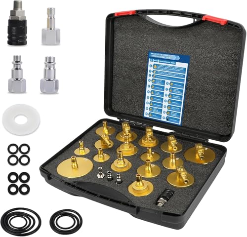 OURANTOOLS Brake Bleeder Kit (17PCS) for Vehicles