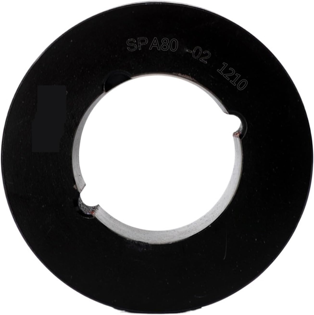 v-Type Timing Pulley V-Belt Pulley Double Groove,85.5mm Outside Diameter, 80mm Pitch Diameter, 1210 Bushing, SPA80-02-1210(20mm)