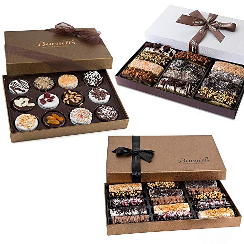 Barnett's Gourmet Chocolate Bundle, Cookies, Biscottis And Wafers, Food Gift Basket Ideas For Her Him Men Women And Families #TOP23