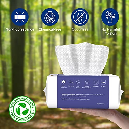 Ourmed Life FACIAL-CLEANSING-CLOTHS-AND-TOWELETTES Face Towels, Disposable Biodegradable Clean Facial Wash Cloth thumb #5
