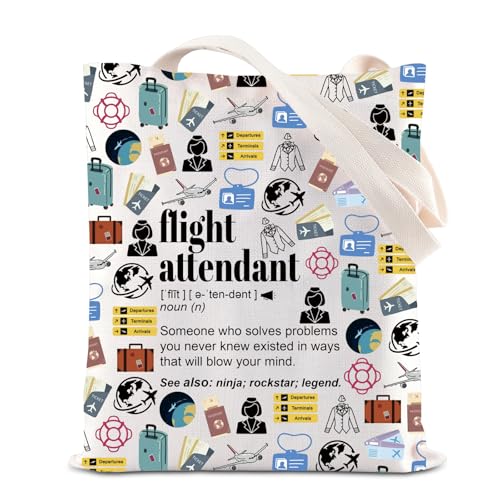 TGBJE Flight Attendant Tote Bag Pilot Aviation Gift