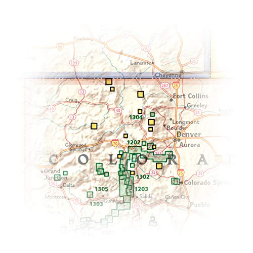 Colorado Backpack Loops North Map (National Geographic Topographic Map Guide, 1304) - Image 4