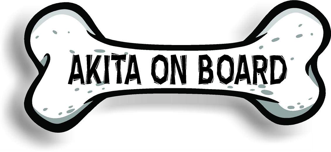 Akita on Board Car Magnet Bumper Sticker 3