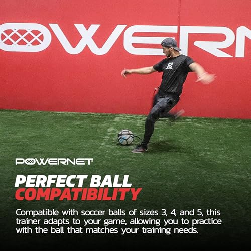 PowerNet Solo Rebounder Soccer Trainer