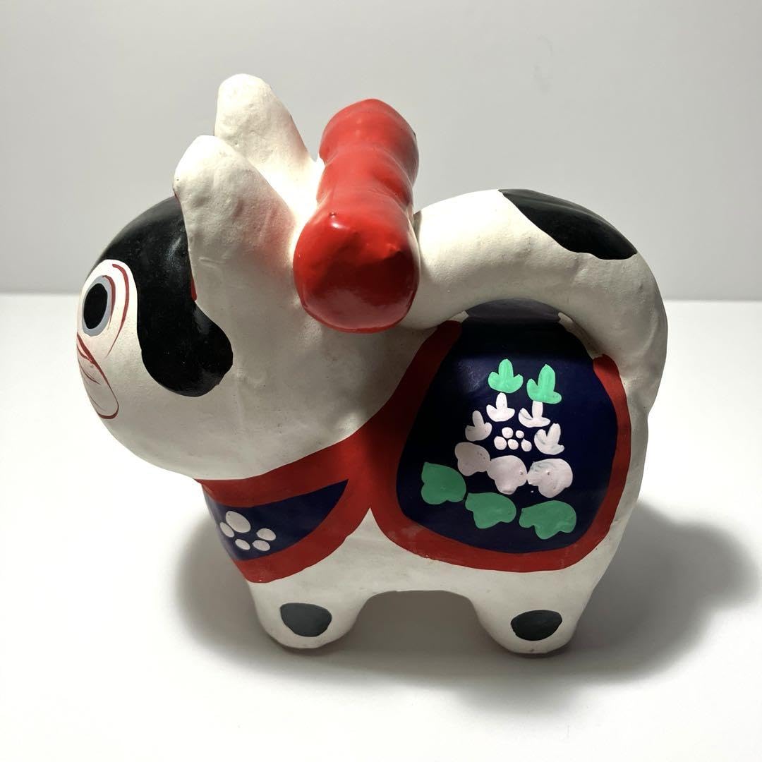 Amazon | 犬 張子 狛犬 江戸玩具 郷土玩具 レトロ 縁起物 安産祈願