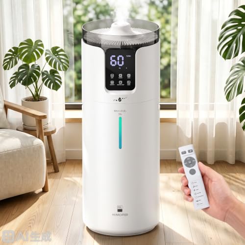 Lacidoll 16L Cool Mist Humidifiers for Large Room Whole House 1500 sq.ft