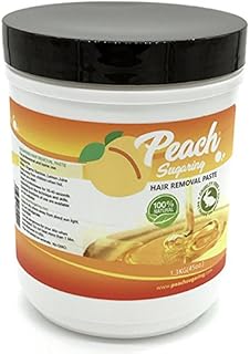 Sugaring Paste Hard - Peach Sugaring Organic Hair Removal Wax 45 Oz.