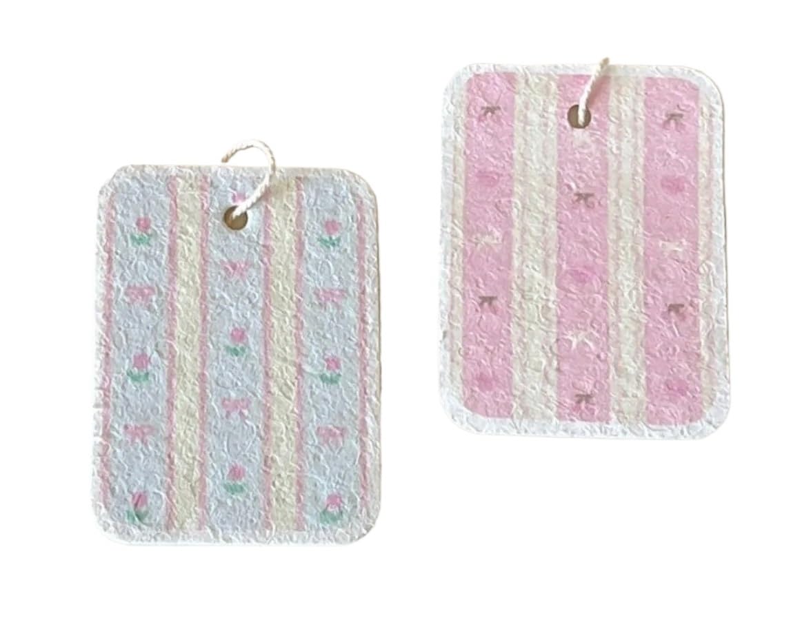 Cartoon Wood Pulp Cellulose Sponge Dishcloth In Kitchen Clean(Pink)