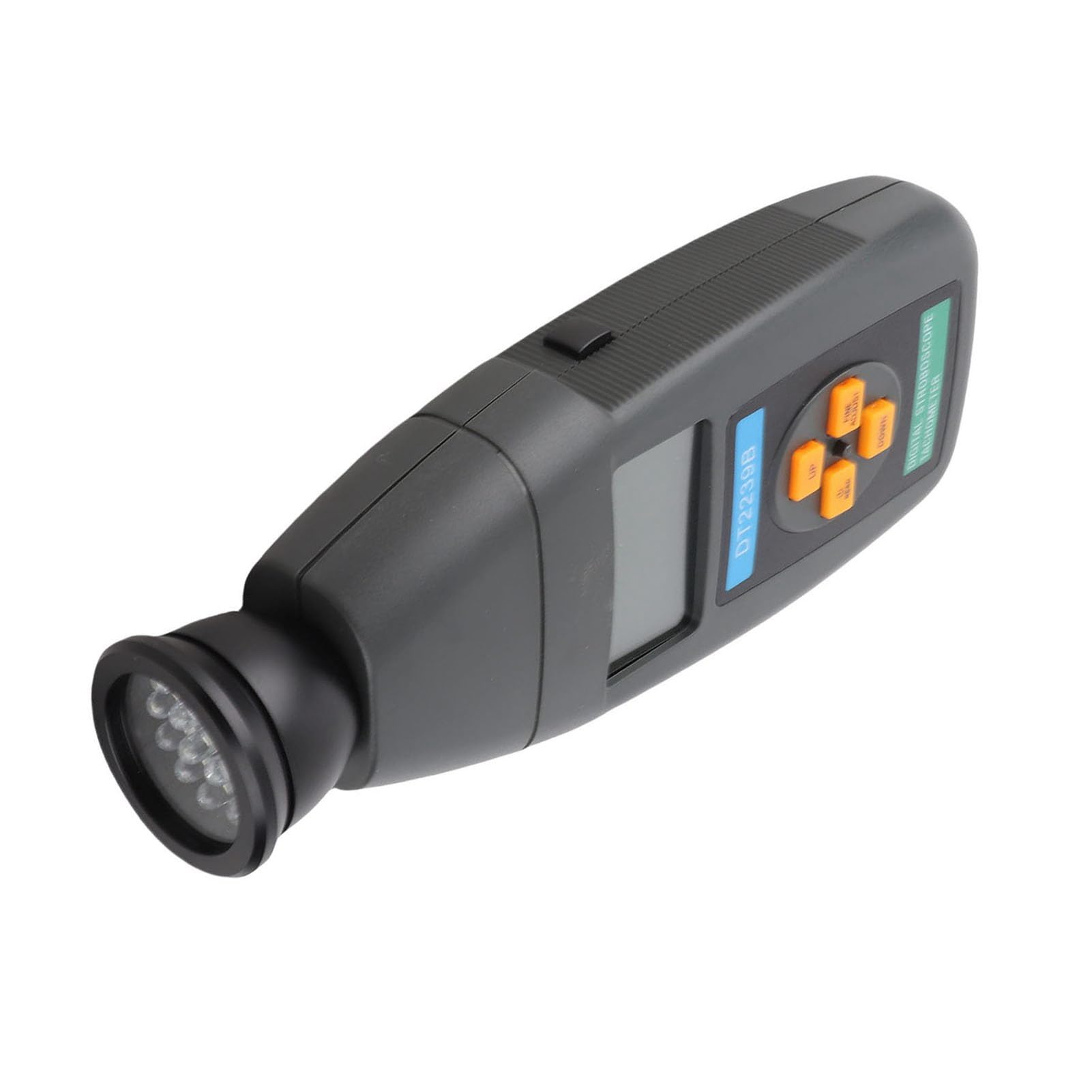 ViaGasaFamido Cyfrowy Stroboskop, Fotoelektryczny Obrotomierz Ręczny Miernik Obrotów 60-19999 Obr./min dla Mechaników i Inżynierów