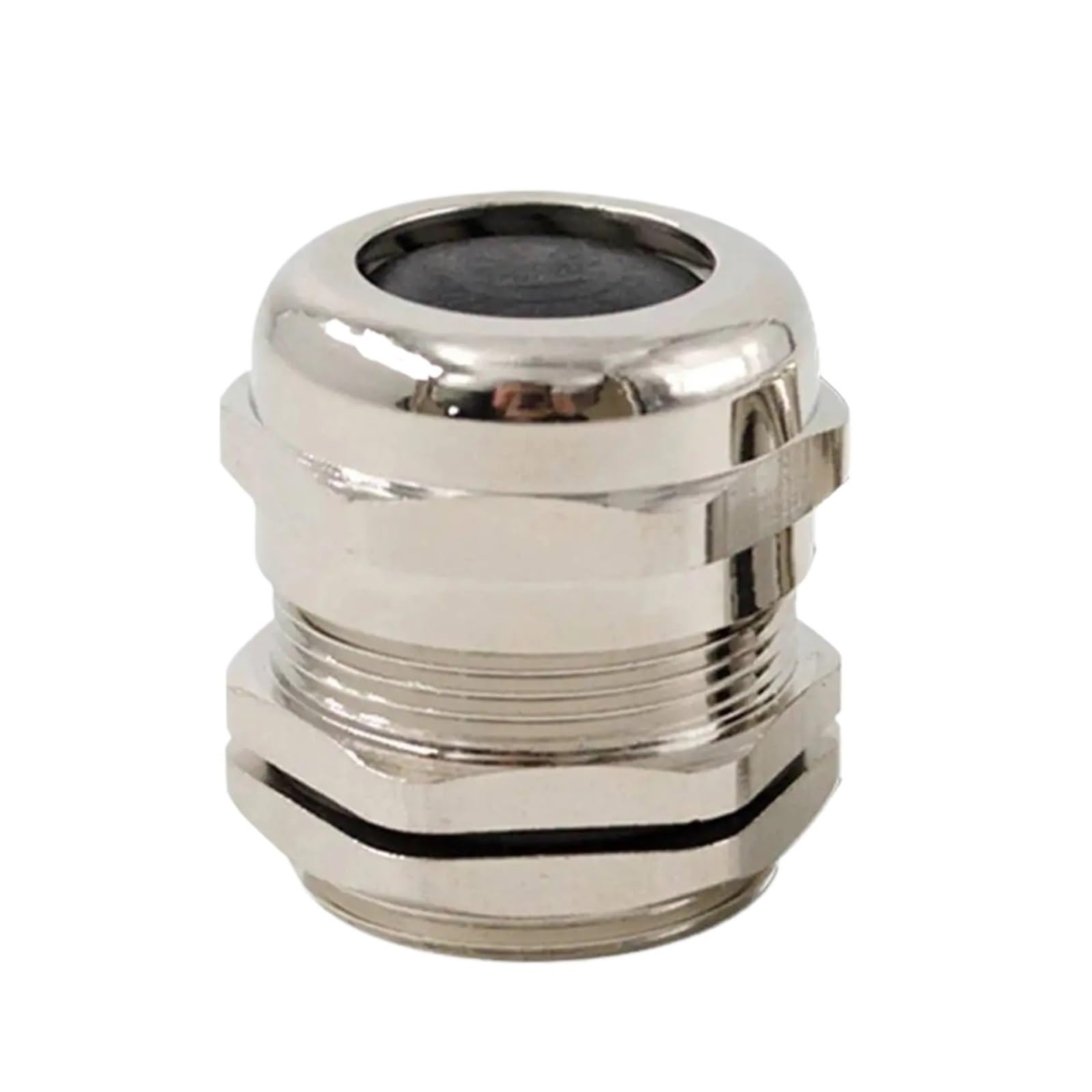 20 pezzi M10*1.5 ottone nichelato PG testa pressacavo in metallo giunto impermeabile sigillante 304 scatola di premistoppa in acciaio inossidabile