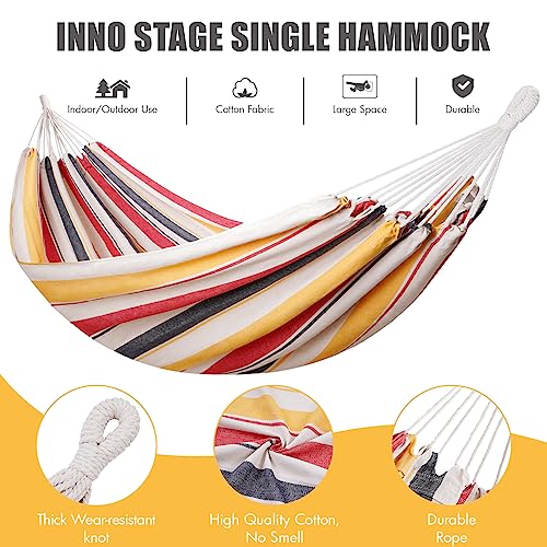 Image of HappyPicnic Double Hammock with 9.8FT2 Rope, Portable 2 Persons Hammock with Carrying Bag- Patio Hammocks Hanging Camping Bed for Patio, Backyard, Porch, Outdoor and Indoor Use
