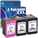 Produktbild Tito-Express PlatinumSerie Set 3 Patronen kompatibel mit HP 304 XL Black & Color | Geeignet für DeskJet 2620 2621 2622 2623 2630 2632 2633 2634 3720 3730 3732 3733 3735 3750 3760 3762 3764 3700 MFP