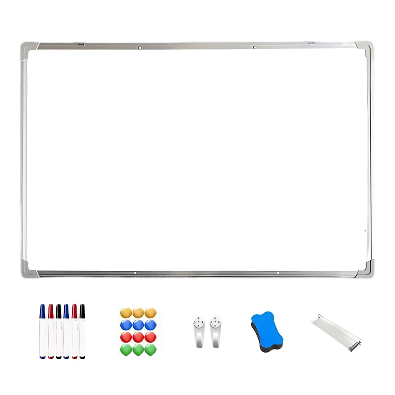 Tablica magnetyczna, długotrwałe użytkowanie, 40 x 30 cm, tablica organizacyjna do biura, suchościeralna tablica ścienna, duża powierzchnia do pisania, do domu, książki, kuchni