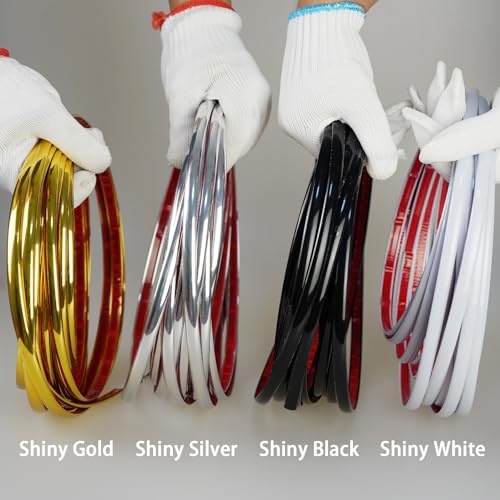 Hungbak Acabamento de Moldura Descascável E Adesivo para Parede, Teto, Espelho, Borda de Azulejo, Mó