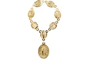 VILLAGE GIFT IMPORTERS Seven Sorrows of Mary Gold-Tone Medals
