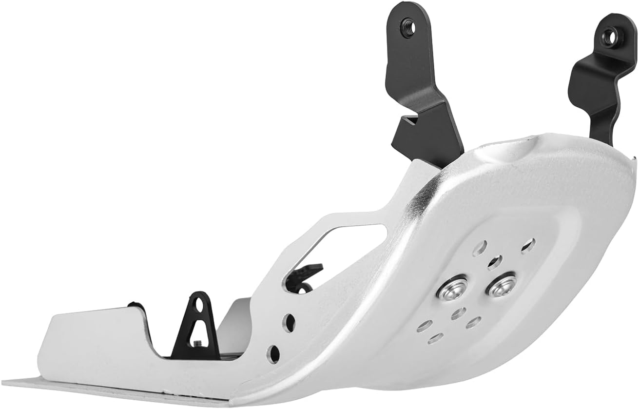 Motorcycle Front Skid Plates Engineguard for SPEED400 Scrambler 400 X/XC 2024 2025 2026 THRUXTON Tracker 400 2025 2026 Bottom Engine Splash Shield Guard Fender Cover Belly Pan Protector(Silver)
