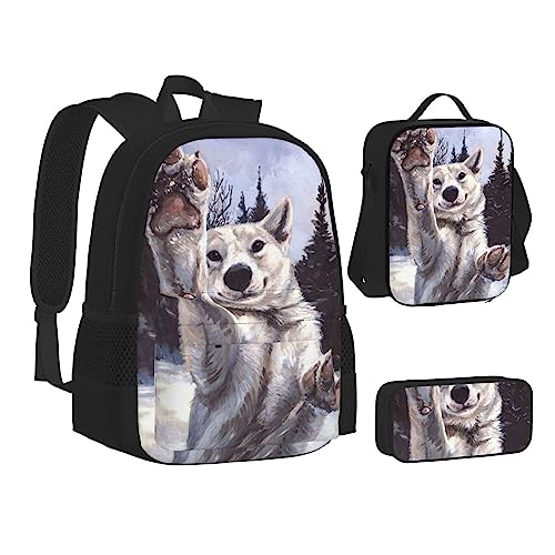 Trousse à crayons et sac à bandoulière imprimé éléphant pour ranger vos essentiels