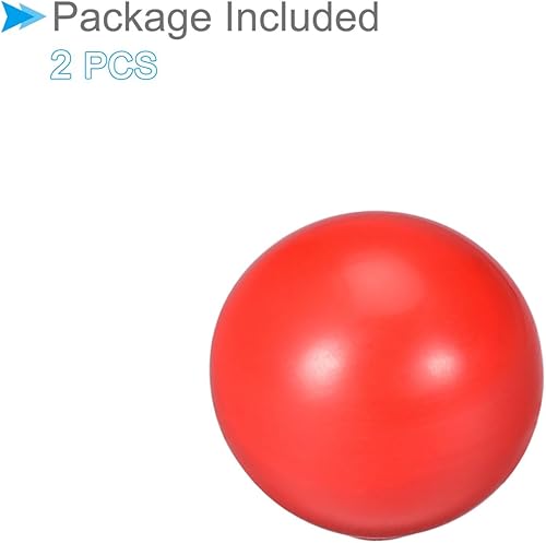 Vista 21 de Pomos de bola termoestables, rosca hembra M12 de 1.575 in de diámetro, agarre de tornillo de mano métrico de plástico rojo